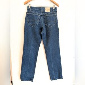 VINTAGE Lee Blue Denim High Rise Mom Jeans Size 30